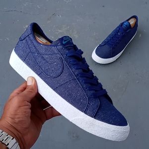 Nike SB ZOOM BLAZER LOW CNVS DECON - AH3370-400